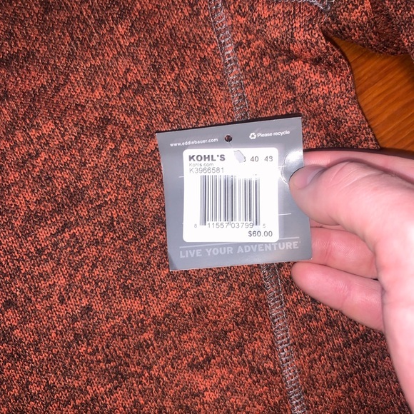 NWTEddie Bauer 1/4 zip men’s pullover size XL - Picture 6 of 9
